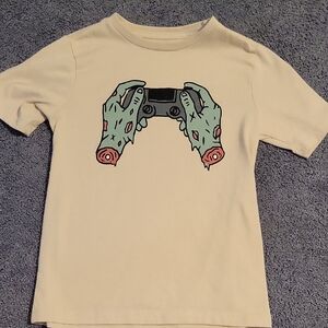 Wonder Nation Cream Zombie Gamer T-Shirt